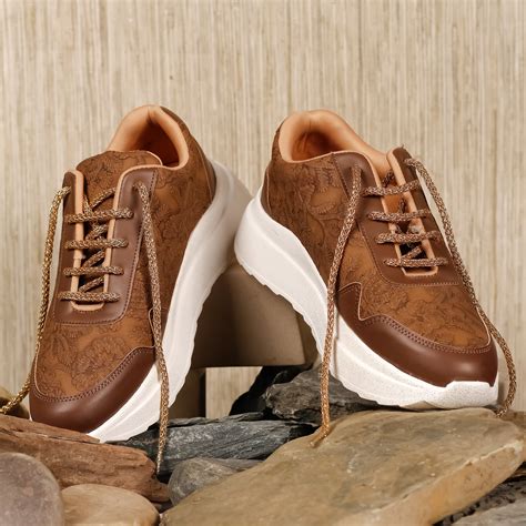 Tan Blossom Sneakers – Solematesbypalak
