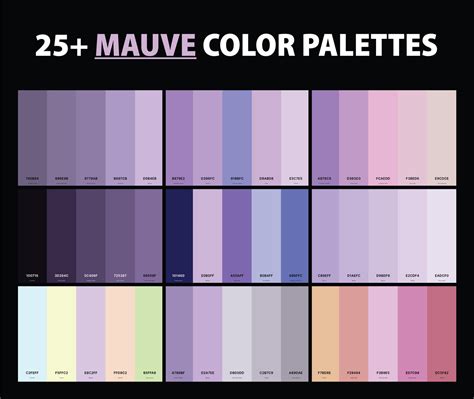25+ Best Mauve Color Palettes with Names and Hex Codes - CreativeBooster