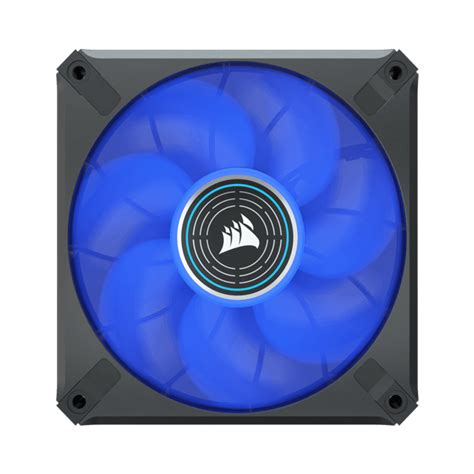 Corsair ML120 LED Elite Blue 120mm Single Pack Cabinet Fan - Black Frame