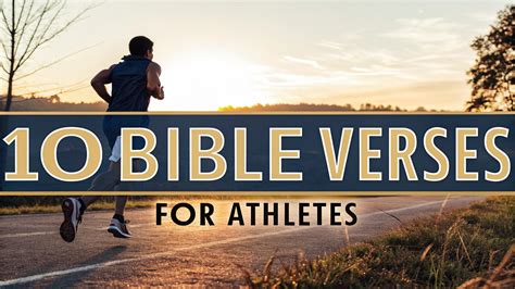 10 Motivational Bible Verses for Athletes to Fuel Their Performance