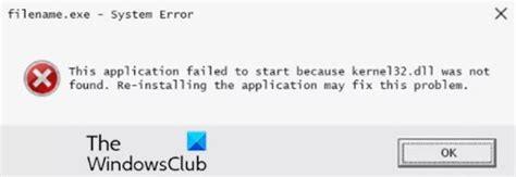 How to fix Kernel32.dll errors in Windows 11/10