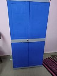 Cello Novelty Big Plastic Cupboard with 3 shelves (Green and Yellow ...