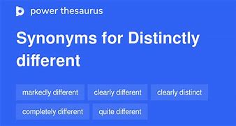 Image result for distinctly different