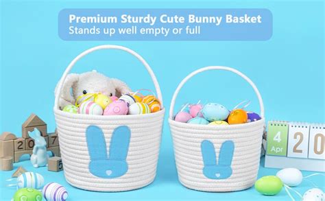 Empty Easter Basket,Easter Baskets for Kids,Girls,Boys,Toddler,Easter ...