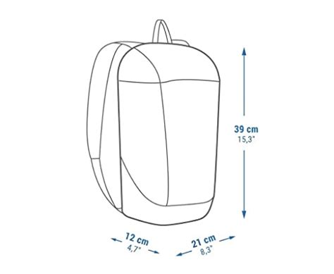 Buy Quechua Decathlon Winsome NH100 Hiking Trekking Small Backpack (H ...