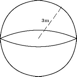 Find the volume of spherical ball whose diameter is 6 m - Brainly.in