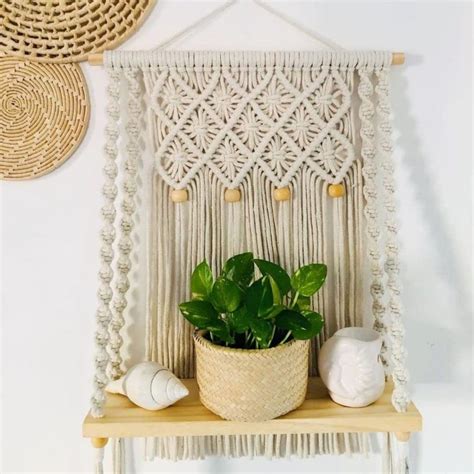 tms Unique Design Boho Handmade Macrame Hanging Decor Wall Decor ...