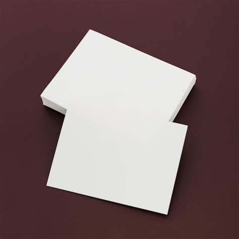 Close-up briefpapier visitekaartjes | Gratis Foto