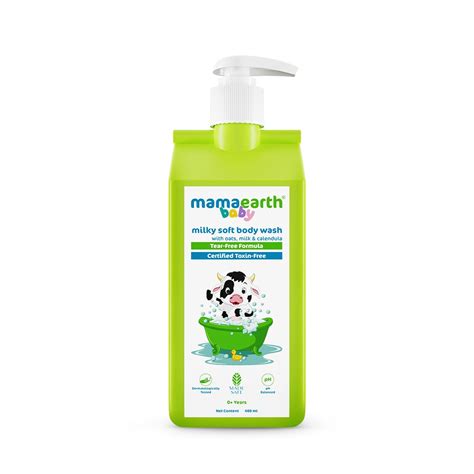 Buy Mamaearth Milky Soft Body Wash for Babies with Oats, Milk and ...
