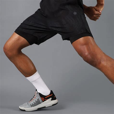 Buy Men's Black Urban Camo Run Built-in Shorts Online in India | Cult Store