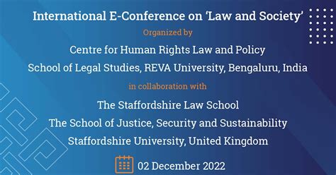 [Conference & Seminar] International E- Conference on Law & Society by ...