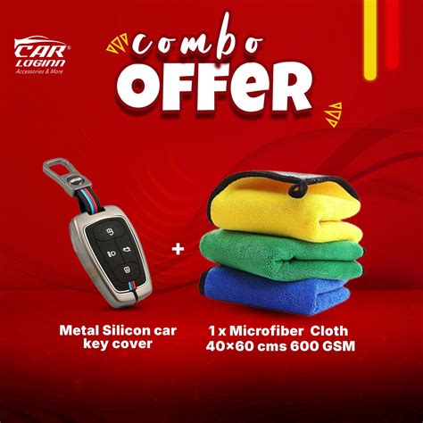 Metal Silicon Car Key Cover for Tata Altroz | Punch | Tiago | Bolt | H ...
