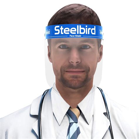 Steelbird Static Pack of 3 Anti Fog Medical Face Shield To Avoid Fog ...