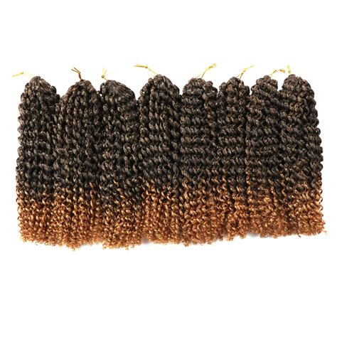 Buy Lifabeauty 10 Inch Short Passion Twist Hair Marlybob Crochet Hair 8 ...