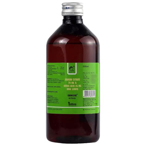 Buy Carmicide Oral Liquid, 500 ml | 19 Minutes Delivery | Apollo Pharmacy