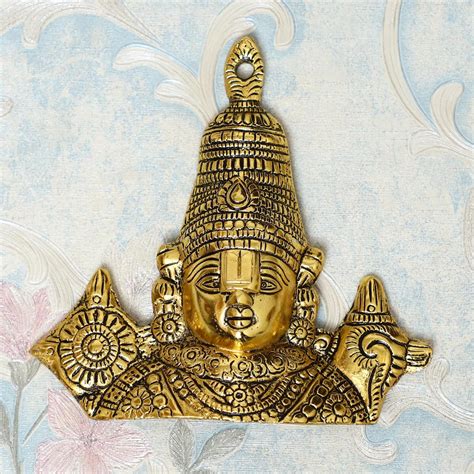 Buy Metal Tirupati Balaji, Sri Venkateswara Idol for Home Temple Gift ...