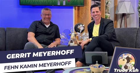 Gerrit Meyerhoff von Fehn Kamin Meyerhoff zu Gast im TV-Studio bei ...