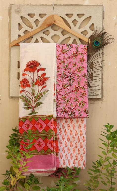 Remi Flower Jaal Print Suit Set – Sethani Craft