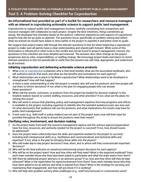 Problem Solving Checklist 的图像结果