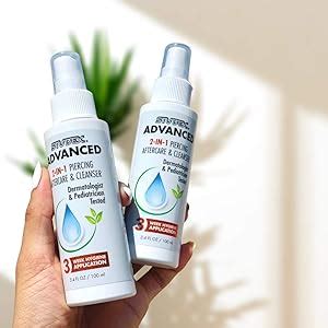 Studex Advanced 2-in-1 Piercing Aftercare and Cleanser Spray, 100 ml ...