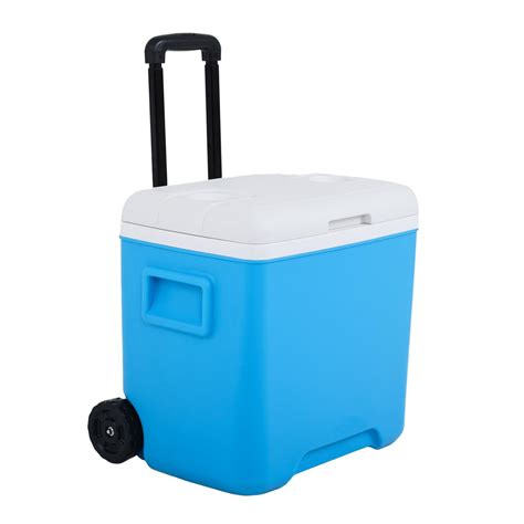 Buy Plastic Picnic Cooler Trolley Ice Box, Picnic Cooler with Wheels ...