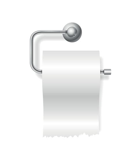 Realistic Detailed 3d Toilet Paper Roll on Holder . Vector 17083142 ...
