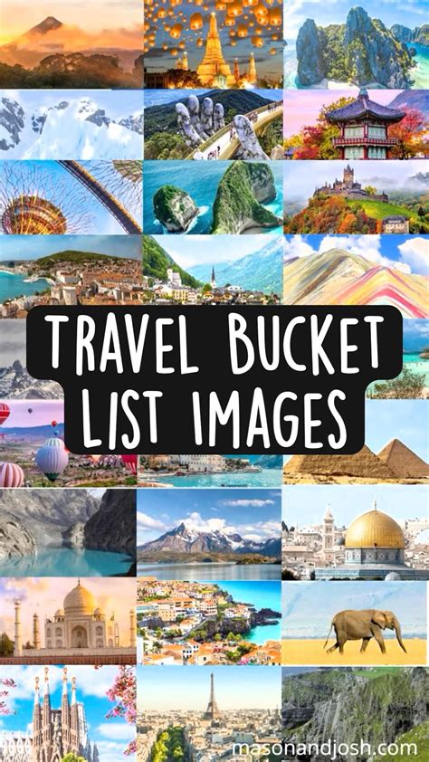 Travel bucket list images – Artofit