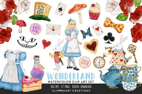 Alice In Wonderland Clip Art