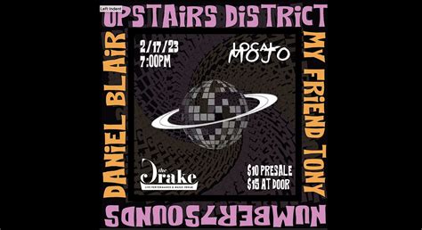 Local Mojo: Upstairs District, Daniel Blair, My Friend Tony, #7 Sounds ...