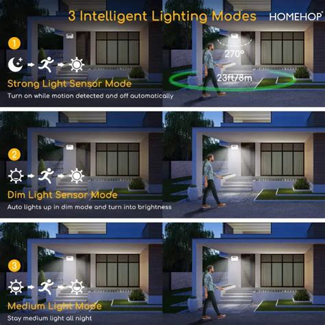 best solar garden lights : LED motion sensor light for home exterior ...