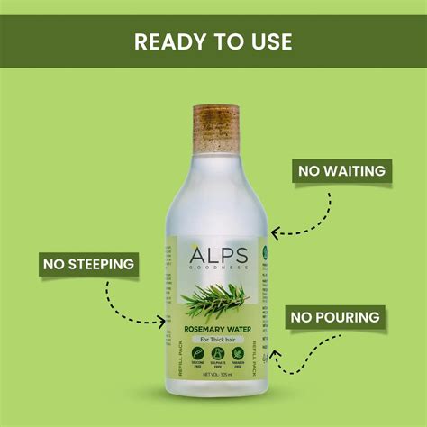 Alps Goodness Rosemary Water, 305 ml – Dealderma