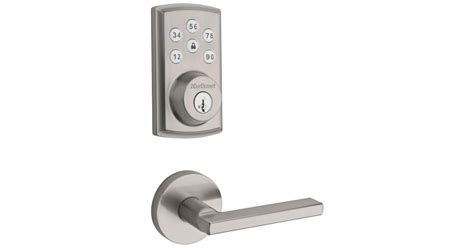 Kwikset 720HFLRDT-888ZW500-15S Halifax Passage Lever and 888 SmartCode ...