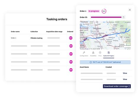 Streamlined order tracking and geometry management, streaming ...