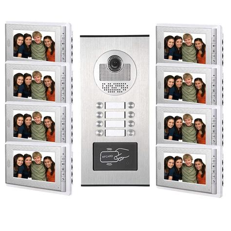 Video Intercom Entry System Wired 7 Lcd Monitor Video Door | Desertcart ...