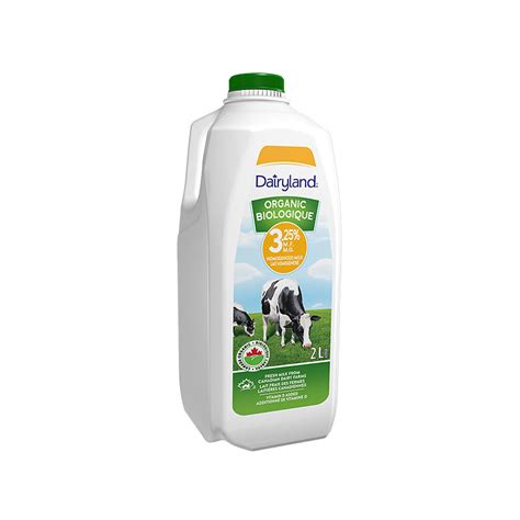 Dairyland 3.25% Homogenized Organic Milk - 2L | London Drugs