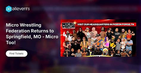 Micro Wrestling Federation Returns to Springfield, MO - Micro Too ...