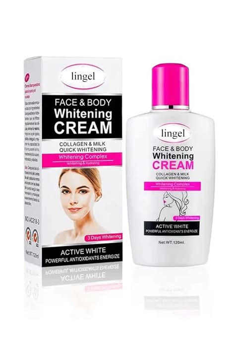 Buy Lingel cocount milk whitening face and body cream 120 ml Online at ...