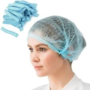 7Shield Disposable Nonwoven Bouffant Caps, Hair Net for Hospitals, Food ...