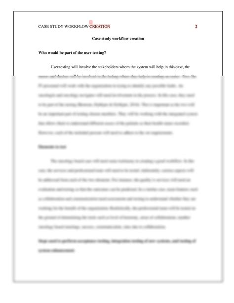 Case Study Workflow 的图像结果