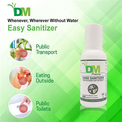 Buy DM HAND SANITIZER 50 ML Online & Get Upto 60% OFF at PharmEasy