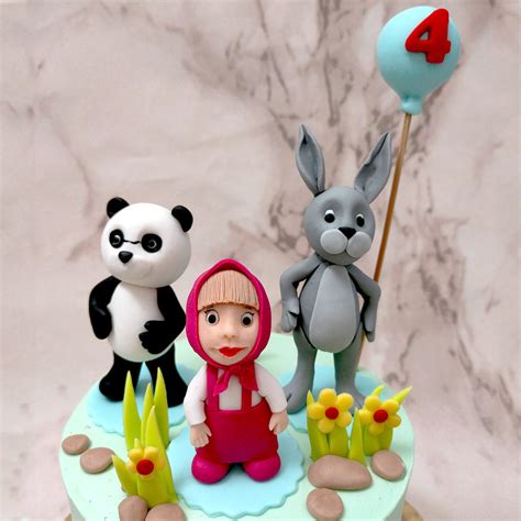 Masha And The Bear Cake | Masha Bear Cake | Order Custom Cakes in ...