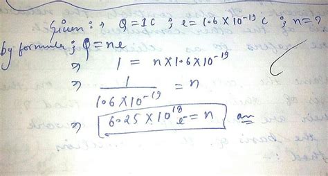 Calculate the number of electrons, constituting one columb of charge ...