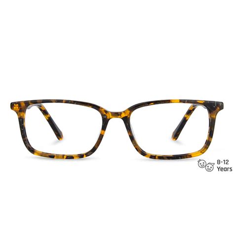 Buy Blue-Block Kids Computer Glasses: Tortoise Full Rim Rectangle Kids ...