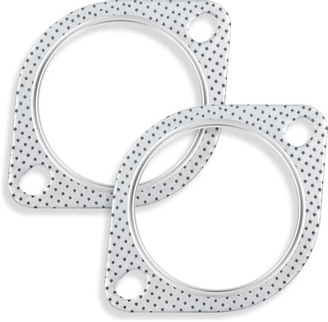 Amazon.com: Salior 2PCS 3"Car Exhaust Gasket,2-Bolt Exhaust Manifold ...
