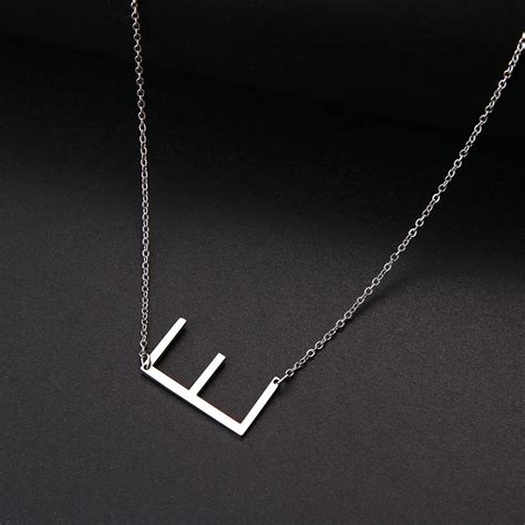 Premium Quality Gold Plated Big Alphabet Pendant Necklace – Myjewel India