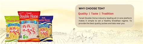 Tenali double horse Combo Of 2kg Urad Gota & 2kg Toor Dall & 1kg Moong ...