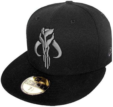 Buy New Era Boba Fett The Mandalorian Star Wars Cap Black 59fifty 5950 ...