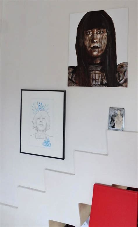 LIETA , PIMA YOUNG GIRL Painting by Dominault Evelyne | Saatchi Art