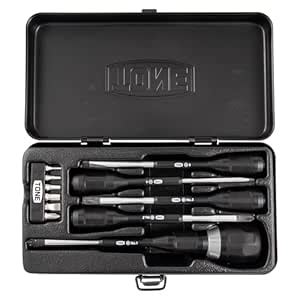 Tone RDBS11 Ball Ratchet Driver Set, Bit Insert, Black, 11 Pieces ...