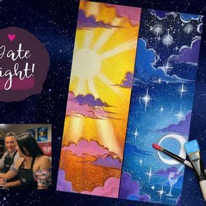 Date Night/Pick Side: A Date Between Dusk and Dawn, Painting with a ...